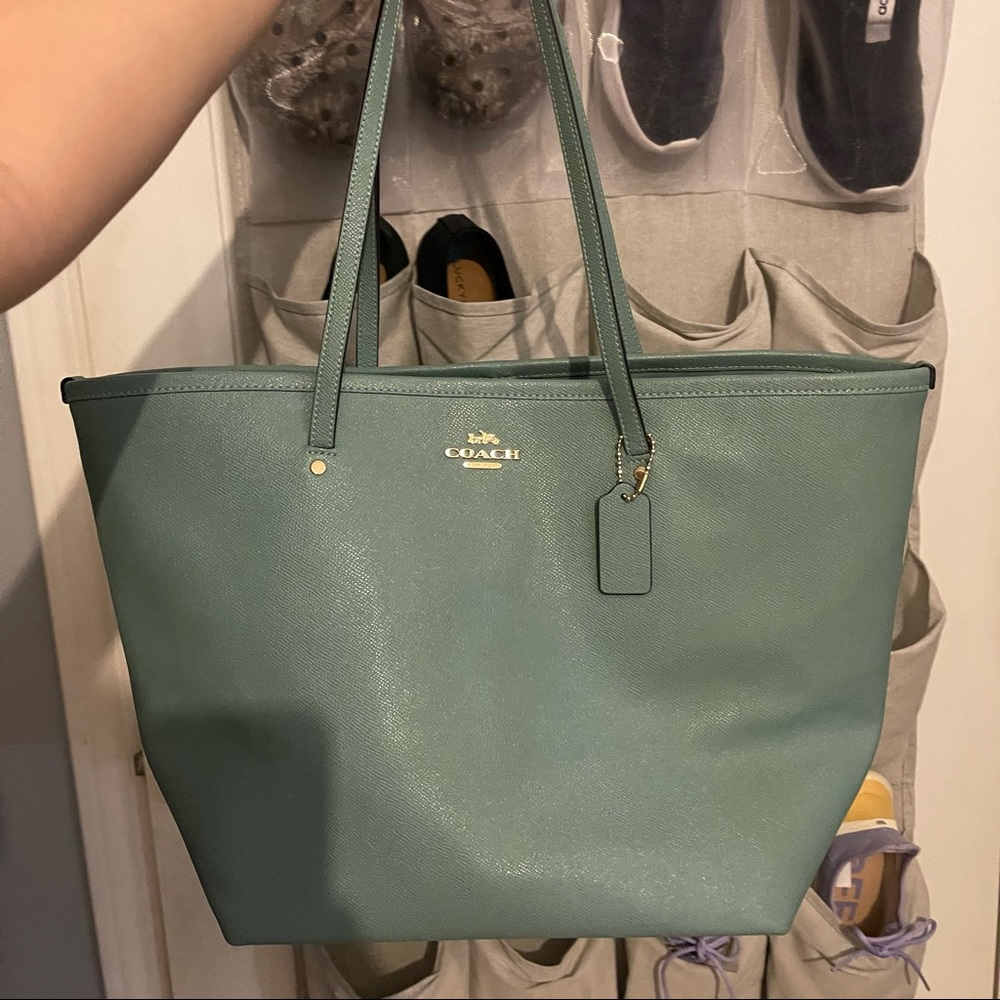 Coach Mint Tote
